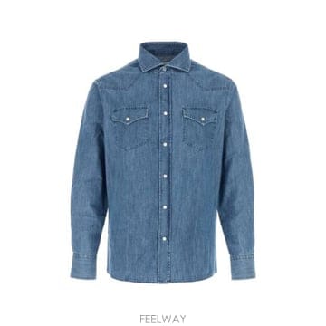 Brunello Cucinelli 26FW ���ڷ� ��ġ�ڸ� ���� �� ����Ʈ����Ʈ ���� ���� MH1924008 C8333 BLUE26FW ���ڷ� ��ġ�ڸ� ���� �� ����Ʈ����Ʈ ���� ���� 
