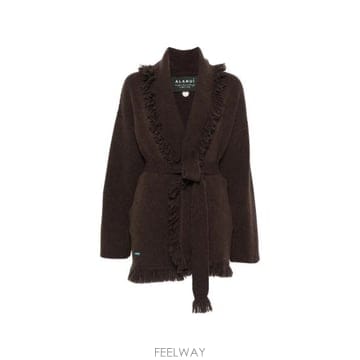 26FW 알라누이 가디건 LWHB064E26KN I009 6000 BROWN