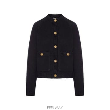 26FW 토템 가디건 263 WRT0853 YA0299 001 BLACK