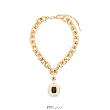 ALESSANDRA RICH 26FW �˷�����ġ ����� �Ҵ�Ʈ FABA3371 J0024 0902 GOLD BLACK26FW �˷�����ġ ����� �Ҵ�Ʈ FABA3371 J0024 0902 