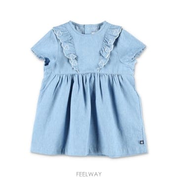 | Other Brand | 26SS PETIT BATEAU Petit Bateau Chambray ���̺� �巹�� 26PA0FFV01 T26SS PETIT BATEAU Petit Bateau Chambray ���̺� �巹�� 