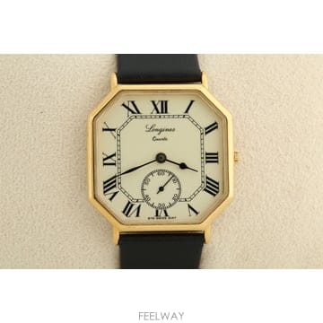 론진 Longines 150주년 옥타곤 스몰 세컨즈 쿼츠 시계 Cal. 976