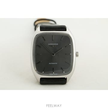 론진 Longines 썬레이 그레이 다이얼 오토매틱 시계 Cal.613