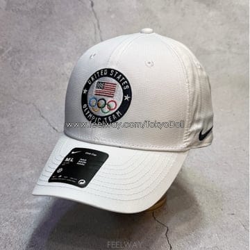 (국내배송)나이키 스우시모자 올림픽로고 서클마크 TEAM USA 립스탑 드라이핏 러닝볼캡