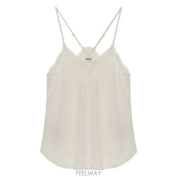 Zadig&Voltaire 26FW �ڵ�غ��׸� CHRISTY ũ����Ƽ ���̽� Ʈ���� ��ũ ĳ�̼� WWCR01313 ECRU NEUTR26FW �ڵ�غ��׸� CHRISTY ũ����Ƽ ���̽� Ʈ���� ��ũ 