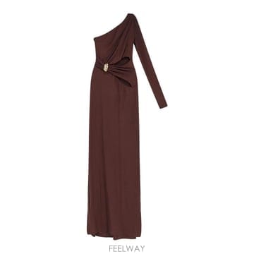 | Other Brand | 26SS �����ں�Ÿ ����Ű Abito in ���� crepe con dettaglio gioiello �����ں�26SS �����ں�Ÿ ����Ű Abito in ���� crepe con dettagl