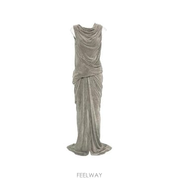 Rick Owens �׶�����Ÿ �ؿ� �� ������ ���� �յ巹�� ���ǽ� RO02F5595V48�׶�����Ÿ �ؿ� �� ������ ���� �յ巹�� ���ǽ� RO02F55