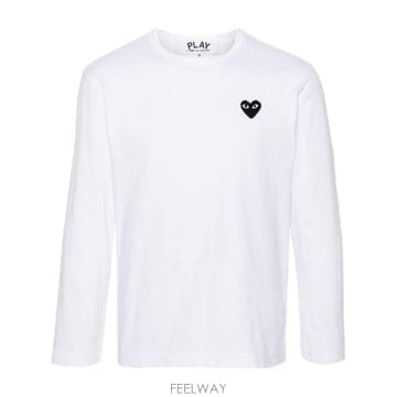Comme des Garcons �׶�����Ÿ �ؿ� �ĵ������� ���� BLACK HEART COTTON Ƽ���� AXT1202�׶�����Ÿ �ؿ� �ĵ������� ���� BLACK HEART COTTON Ƽ