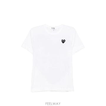 Comme des Garcons �׶�����Ÿ �ؿ� �ĵ������� ���� BLACK HEART COTTON Ƽ���� AXT353D1�׶�����Ÿ �ؿ� �ĵ������� ���� BLACK HEART COTTON Ƽ