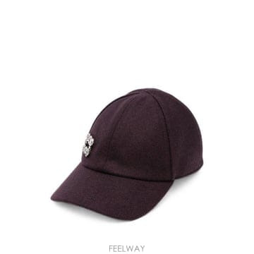 Roger Vivier �׶�����Ÿ �ؿ� ������� ���� RV FLOWER STRASS BASEBALL CAP RQWH0202104U�׶�����Ÿ �ؿ� ������� ���� RV FLOWER STRASS BASEB