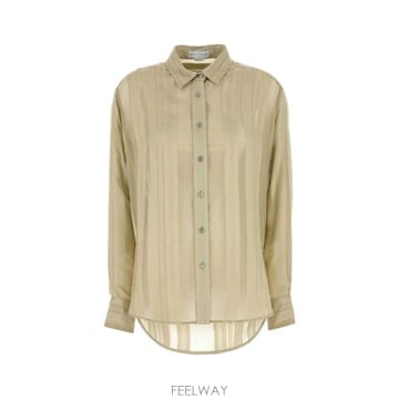 Stella McCartney 25SS ���ڶ� ��īƮ�� ���������� ��ũ ����  Ŭ���� collar  Button closure  �� sle25SS ���ڶ� ��īƮ�� ���������� ��ũ ����  Ŭ���� coll