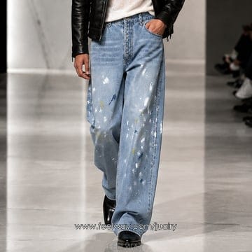STRIKE Atelier Painted Eyelet Wide JeansAtelier Painted Eyelet Wide Jeans