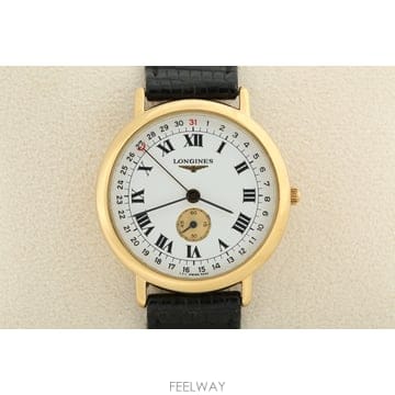 론진 Longines 챨스턴 포인트 테이트 스몰세컨즈 쿼츠 시계