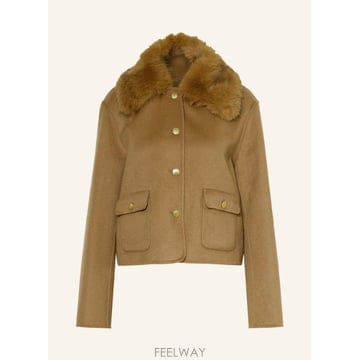 TOMMY HILFIGER Ÿ�����ǰ� Boxy ���� with a detachable faux fur collar 100315697515Ÿ�����ǰ� Boxy ���� with a detachable faux fur collar