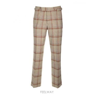 ViVienne westwood 23FW ���� ����Ʈ��� üũ motif tailored trousers 2F01000RW00M6LRM2023FW ���� ����Ʈ��� üũ motif tailored trousers 2F