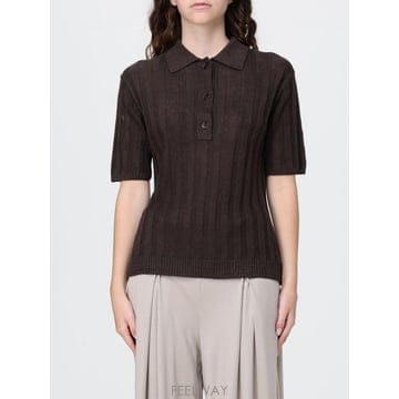 Max Mara 26SS �������� ���� in maglia di lino MM �������� a maniche corte e ves26SS �������� ���� in maglia di lino MM �������� a man