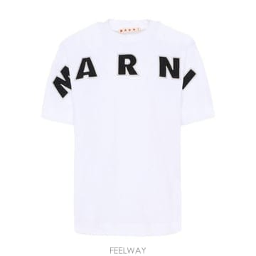 Marni 26SS Marni T ���� in cotone con �ΰ� Marni M01265M00RF0M100 TP5726SS Marni T ���� in cotone con �ΰ� Marni M01265M00RF