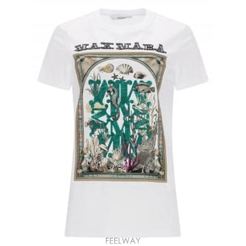 Max Mara 26SS �������� T ���� SPADINO CON STAMPA 2611941062600153019 TP581026SS �������� T ���� SPADINO CON STAMPA 26119410626001