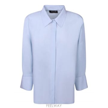 Fabiana Filippi 26SS �ĺ�Ƴ� �ʸ��� Three quarter sleeves, Ŭ���� collar, front butto26SS �ĺ�Ƴ� �ʸ��� Three quarter sleeves, Ŭ���� col