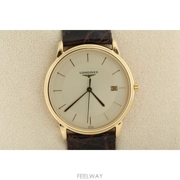 론진 Longines 그랜드 클래식 샴페인 골드 다이얼 쿼츠 시계 L4.677.2