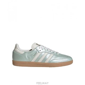 Adidas 25SS ADIDAS ����Ŀ�� Samba OG Linen ADIDAS in pelle laminata IG125SS ADIDAS ����Ŀ�� Samba OG Linen ADIDAS in pelle la