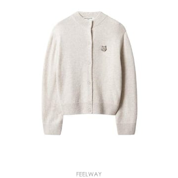 26FW 메종키츠네 가디건 MRWKC01KT1006 0548 MOON BEIGE