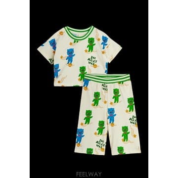 Mini Rodini 26SS �̴� RODINI ��  ž �� trousers 26240114110OFFWHITE TP571088326SS �̴� RODINI ��  ž �� trousers 26240114110OFFWHIT