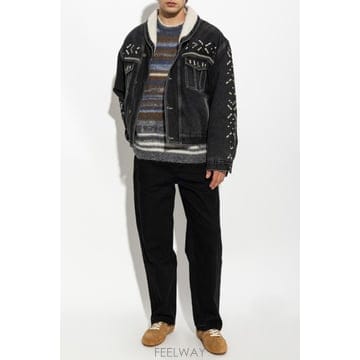 Isabel Marant 26FW MARANT Jorian jeans trousers PA0784HBD1H04HFADEDBLACK T26FW MARANT Jorian jeans trousers PA0784HBD1H04HFADEDB