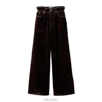 Miu Miu 25FW �̿�̿� ���� ���̵� ���� trousers MP1725157YF0027 TP57898109825FW �̿�̿� ���� ���̵� ���� trousers MP1725157YF002