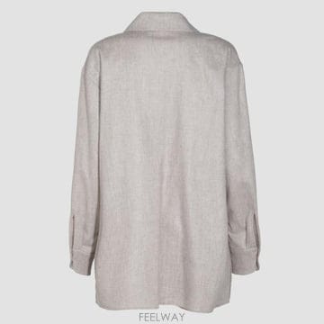 THE Row 25FW �� �ο� �� �ο� Shirts 8461W3301LPB TP57808387525FW �� �ο� �� �ο� Shirts 8461W3301LPB TP578083875