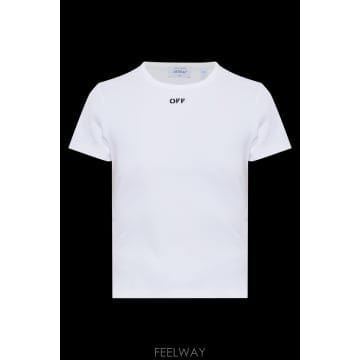 Off White 26FW Off ȭ��Ʈ Ribbed t ���� with embroidered �ΰ� 2FA00679T0W10226FW Off ȭ��Ʈ Ribbed t ���� with embroidered �ΰ� 2F