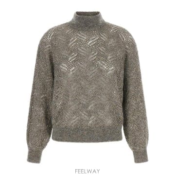 Brunello Cucinelli 26FW ���ڷ� ��ġ�ڸ� MAGLIERIA MRG562504CQC50 TP58073002926FW ���ڷ� ��ġ�ڸ� MAGLIERIA MRG562504CQC50 TP5807