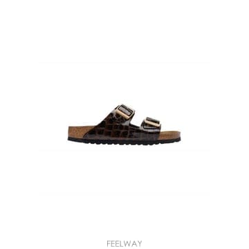 26FW BIRKENSTOCK ARIZONA CROCODILE 프린트 EMBOSSED NATURAL 레더 샌