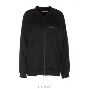 이놈어닛 로고 테이프 트랙 자켓 블랙