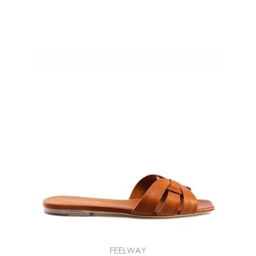 26SS 생로랑 Nu Pieds 레더 slide 샌들 571952BDA002206 TP578792464