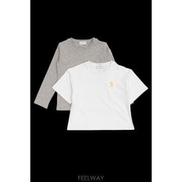 Moncler Moncler 2 pack of t shirts L29548P0000183907F99 TP578792430Moncler 2 pack of t shirts L29548P0000183907F99 TP5787