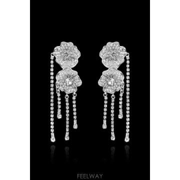 ALESSANDRA RICH 26FW �˷�����ġ Flower shaped clip on earrings FABA3379J002400026FW �˷�����ġ Flower shaped clip on earrings FAB