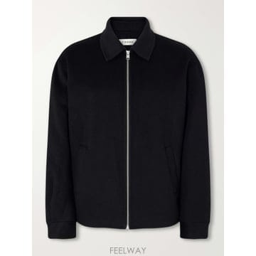26 FW 블랙 울 펠트 블루종 TP580272560