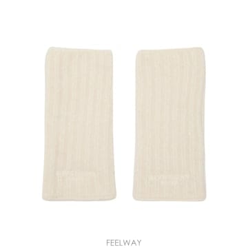 지방시 오프 화이트 알파카 미튼