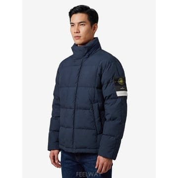 26FW 스톤아일랜드 와펜 나일론 캔버스 다운자켓 패딩 [M] L2S154100046S0462 V0020