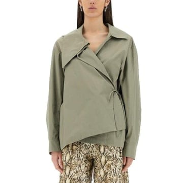 Dries Van Noten 25SS �帮�� �� ��ư ž 010747 1374801 GREEN25SS �帮�� �� ��ư ž 010747 1374801 GREEN