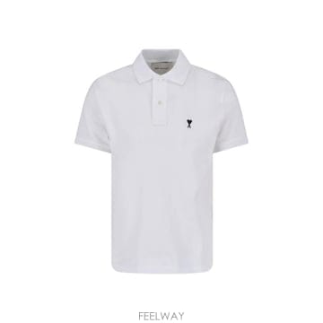 Ami 26FW �ƹ� ���� ��Ʈ �ΰ� ���� Ƽ���� HPL411 760 100 White26FW �ƹ� ���� ��Ʈ �ΰ� ���� Ƽ���� HPL411 760 100 Wh