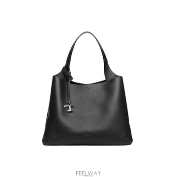 토즈 26FW 타임리스 미디움 토트백 블랙 XBWAPAA9300 QRI B999