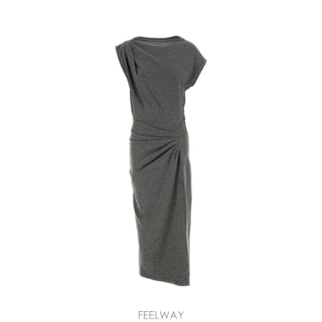Isabel Marant [X45]���ں����� ���ѿ� RO0260FDD3K05E 02GY ���� ���ǽ� �� �̵� �̴� �巹�� Grey f[X45]���ں����� ���ѿ� RO0260FDD3K05E 02GY ���� ���ǽ�