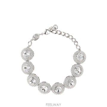 Swarovski [X45]���ͷκ꽺Ű 5735343 000 ���� ���� �극�̽��� �������� Silver metal Una An[X45]���ͷκ꽺Ű 5735343 000 ���� ���� �극�̽��� ��