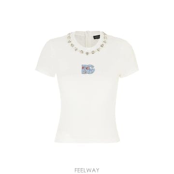 Dolce&Gabbana [W63]��ü�ذ��ٳ� F8V81ZGDDO9 W0800 ���� Ƽ���� ���� ž T SHIRT[W63]��ü�ذ��ٳ� F8V81ZGDDO9 W0800 ���� Ƽ���� ���� 