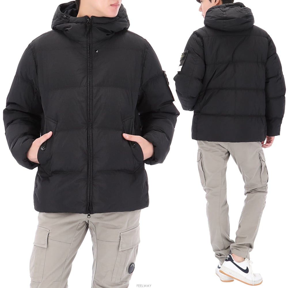 Stone Island ������ 26FW ������Ϸ��� ���� ��ġ ũ��Ŭ���� �ĵ� �ٿ� ���� L2S154100037 S0A23 V002������ 26FW ������Ϸ��� ���� ��ġ ũ��Ŭ���� �ĵ� ��