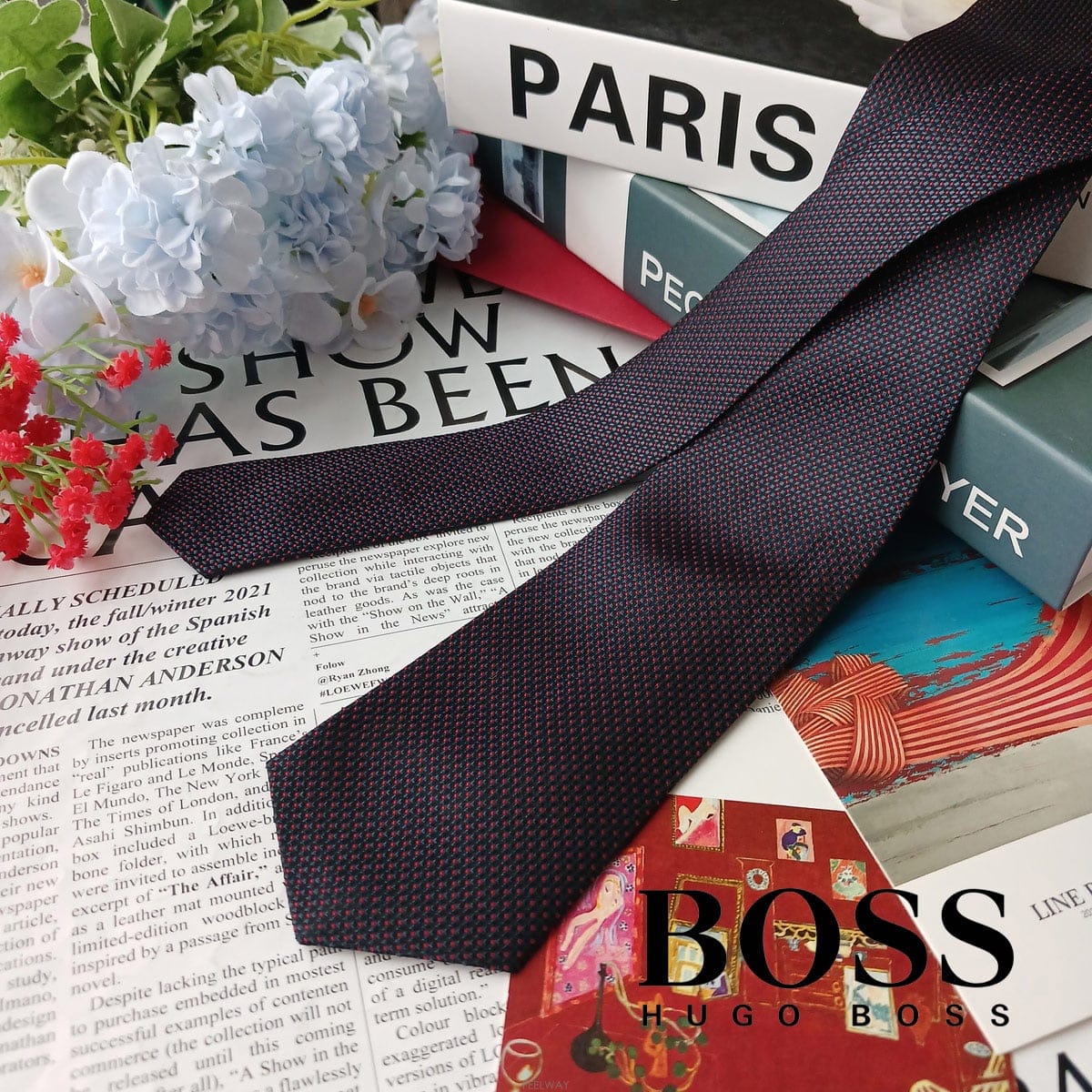 | Other Brand | HUGO BOSS �ް����� ��ũ ���̺� ���� ����ũ�� ��ī�� ���� ��Ÿ�� 7.6cm S~A+��� E1873HUGO BOSS �ް����� ��ũ ���̺� ���� ����ũ�� ��ī�� ��