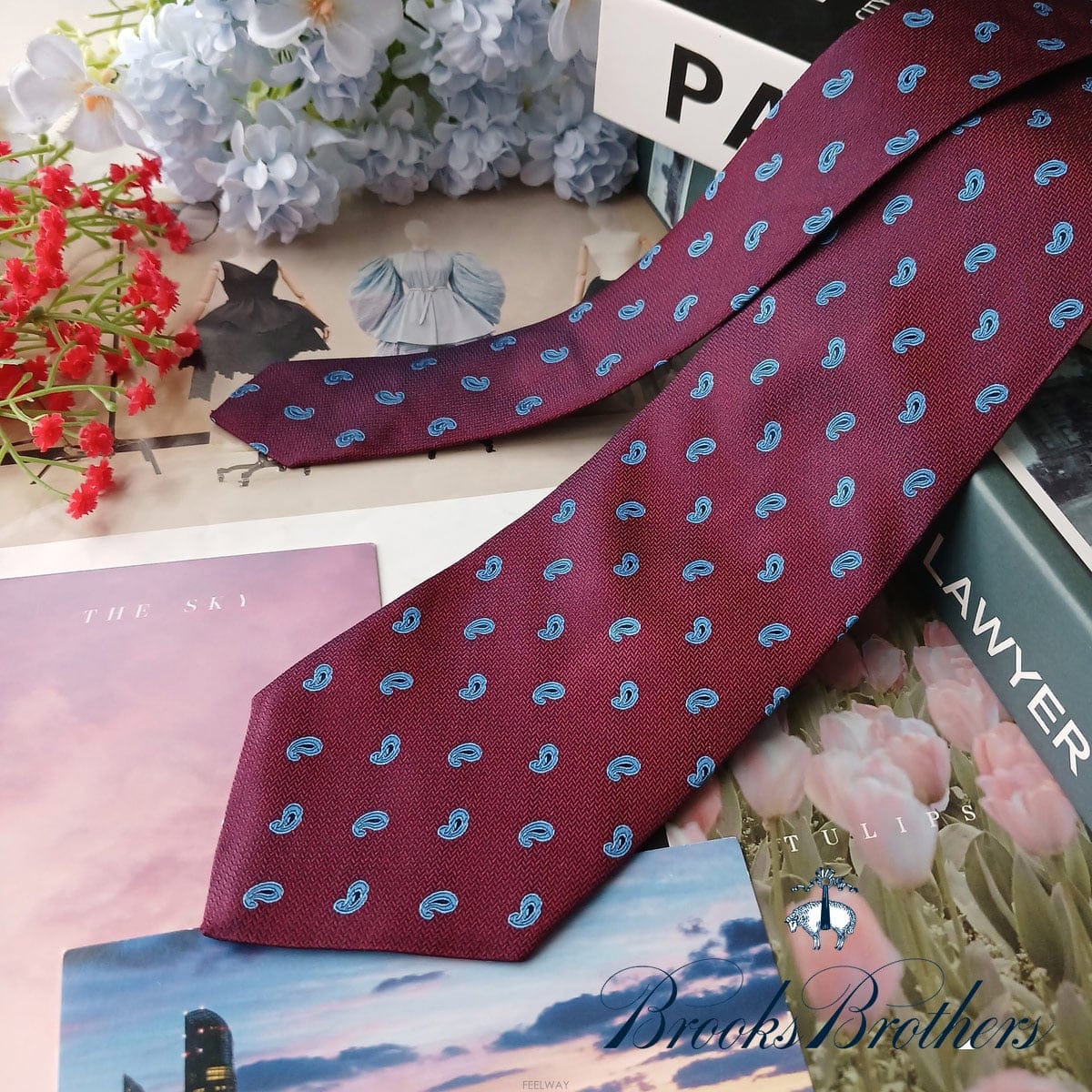 Brooks Brothers BROOKS BROTHERS ��轺������ ��ũ ���� ������ �ڼ� ���� ��Ÿ�� 8.8cm ����ǰ E1875BROOKS BROTHERS ��轺������ ��ũ ���� ������ �ڼ�