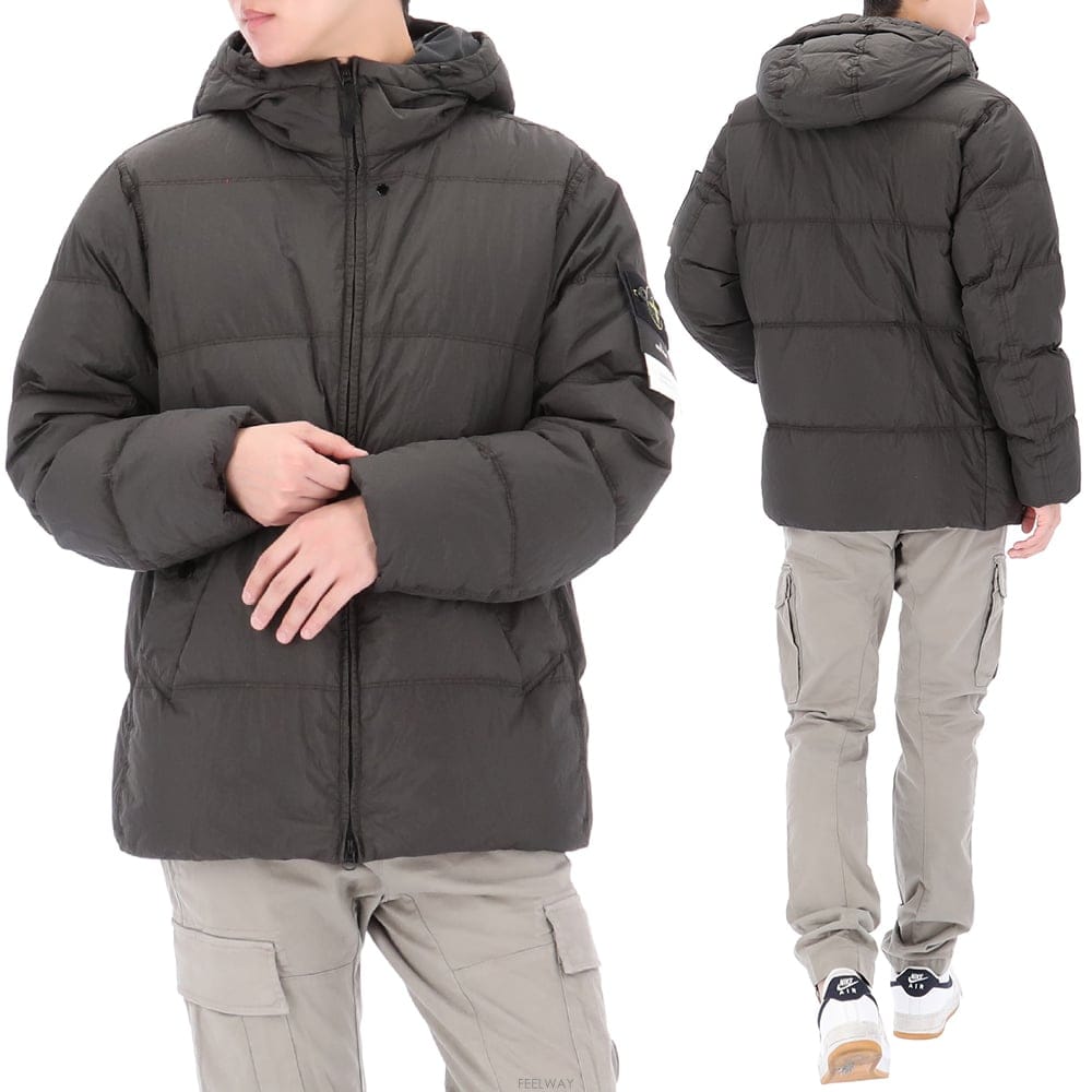 Stone Island ������ 26FW ������Ϸ��� ���� ��ġ ũ��Ŭ���� �ĵ� �ٿ� ���� L2S154100037 S0A23 V006������ 26FW ������Ϸ��� ���� ��ġ ũ��Ŭ���� �ĵ� ��